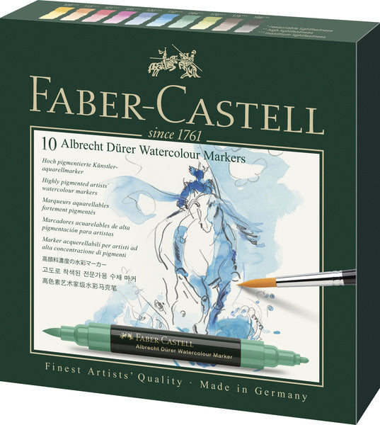 Faber Castell FC-160310 Aquarel Marker Albrecht Dürer Doos A 10 Stuks