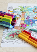 Faber Castell FC-201397 Tekenrol Zelfklevend Met Jungle- En Onderwatermotief