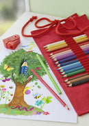 Faber Castell FC-201541 Roletui Grip Kleurpotloden 19 Stuks