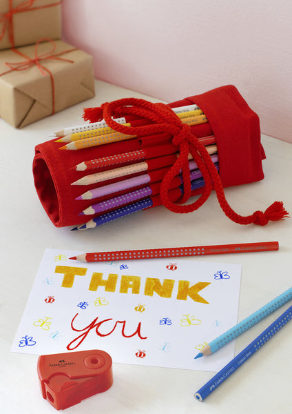 Faber Castell FC-201541 Roletui Grip Kleurpotloden 19 Stuks