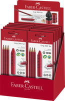 Faber Castell FC-580022 Potloodset Faber-Castell GRIP 2001 Rood