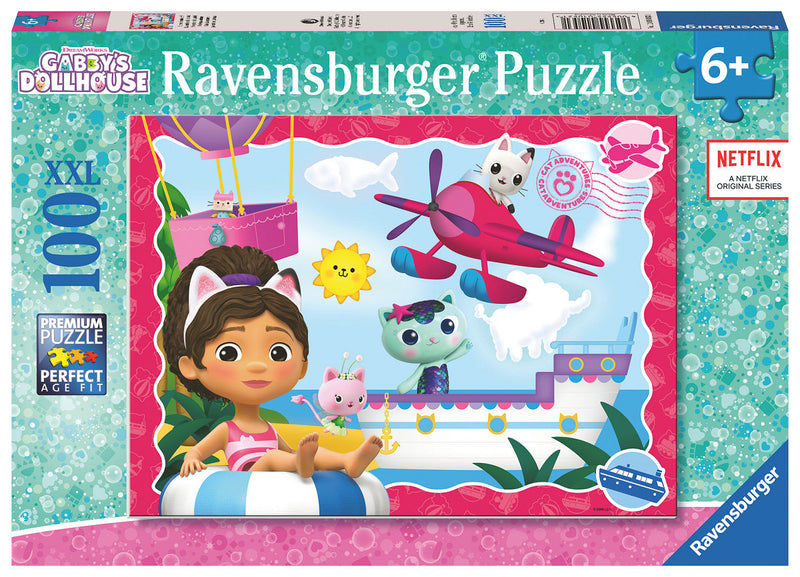 Puzzel 100 XXL Gabby AND apos;s Dollhouse