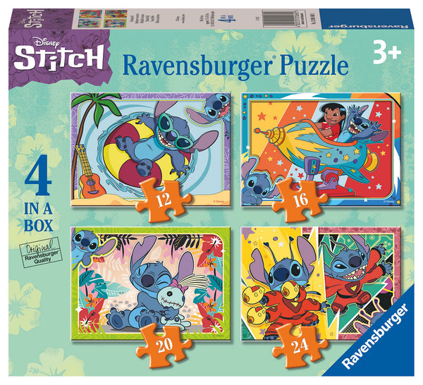 Legpuzzel Disney Stitch, 4in1