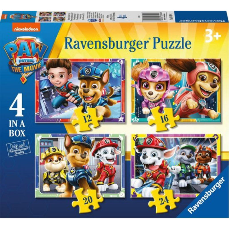 Ravensburger 4 Puzzels Paw Patrol Movie 12+16+20+24 Stukjes