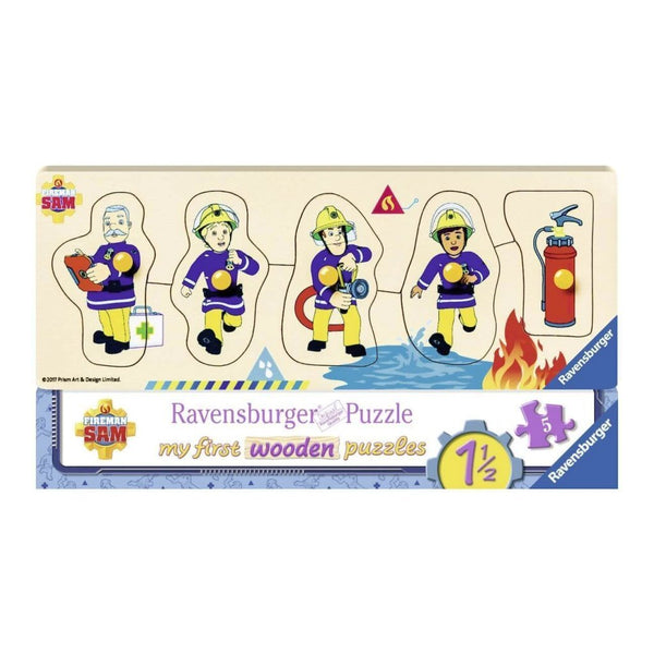 Ravensburger Houten Puzzel Brandweerman Sam 5 Stukjes