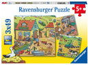 Ravensburger Op de Boerderij, 3x49st.