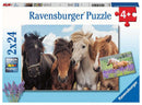 Puzzel 2x24 stukjes Paardenliefde
