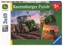Puzzel 3x49 stukjes Seasons of John Deere