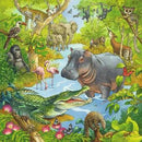 Ravensburger Puzzel In Het Oerwoud 3x49 Stukjes