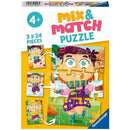 Puzzel 3x24 stukjes Kleurrijke kleding