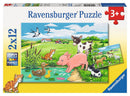 Ravensburger Jonge Dieren op het Platteland, 2x12st.