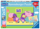 Ravensburger Legpuzzel Thuis bij Peppa Pig, 2x12 st.