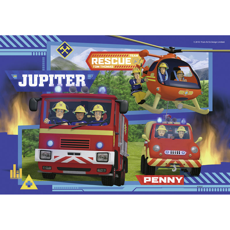 Puzzel 2x24 stukjes Waterloop met Brandweerman Sam