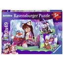 Puzzel 3x49 stukjes Betoverende Zeemeerminnen