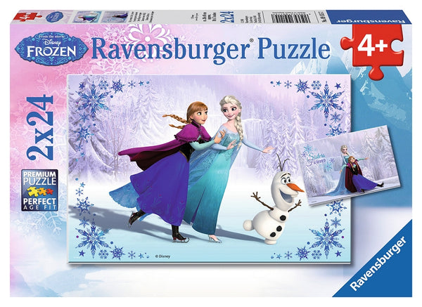Disney Frozen Puzzel: Zussen voor altijd, 2x24st.