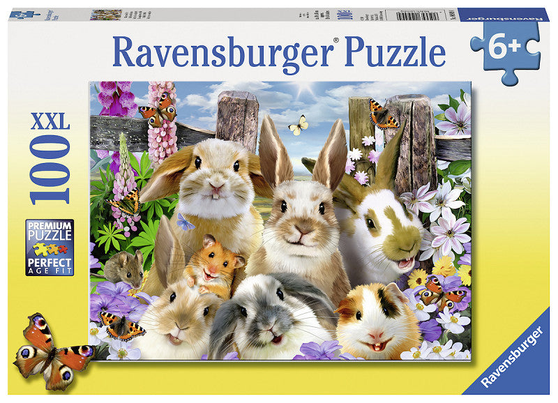 Puzzel 100 XXL Knaagdieren selfie
