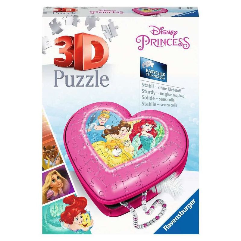 Ravensburger 3D Puzzel Disney Princess Hartendoosje 54 Stukjes