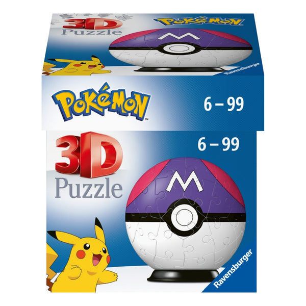 Pokemon Masterball 3D Puzzel, 54st.