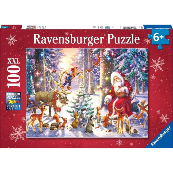 Ravensburger Puzzel Kerstmis in het Bos 100 Stukjes
