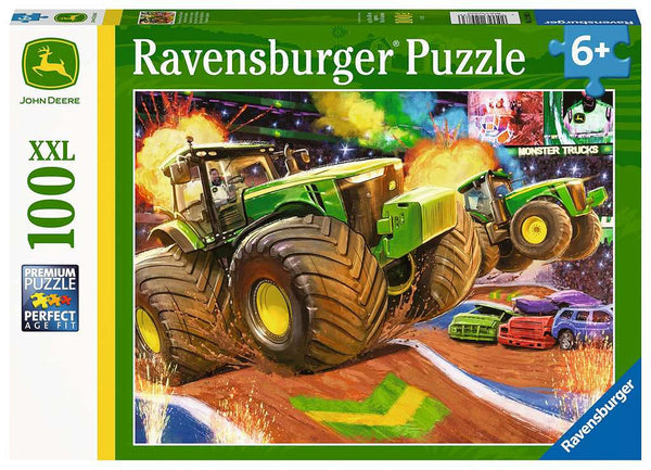 Puzzel 100 XXL John Deere Big Wheels