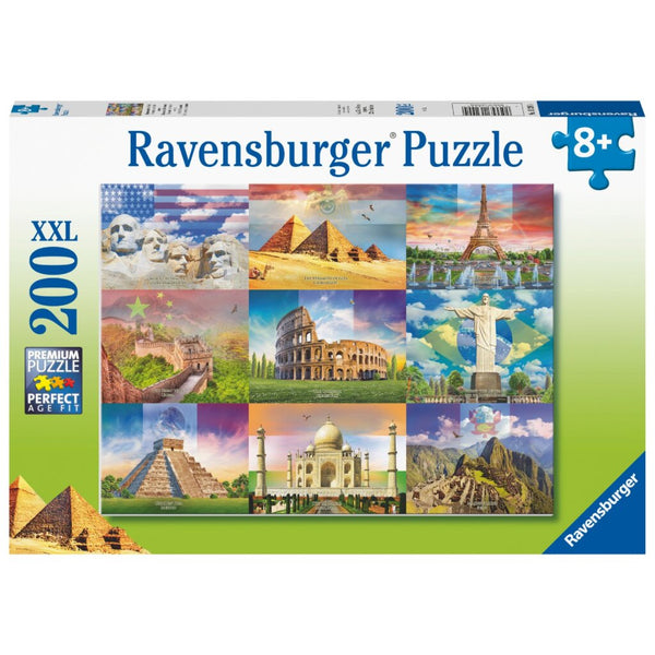 Puzzel 200 XXL Monumenten van de wereld