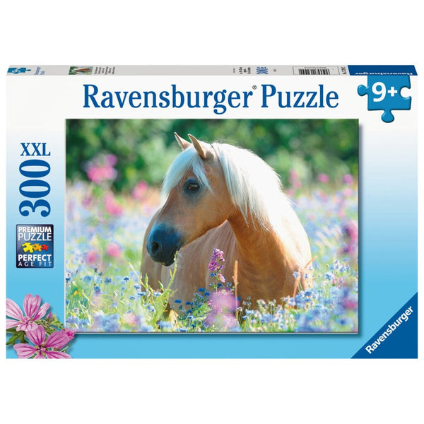 Ravensburger Puzzel Paard Tussen de Bloemen 300 XXL Stukjes