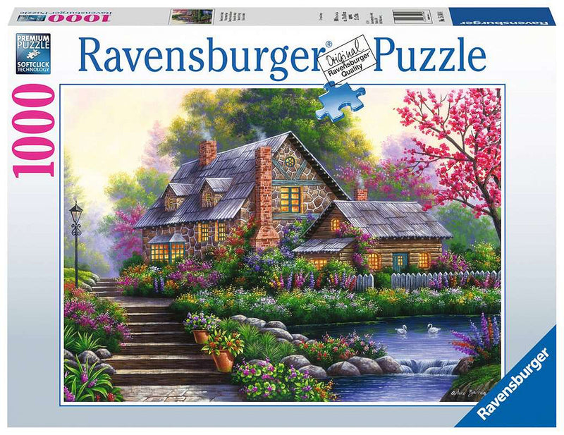 Ravensburger Puzzel Romantische Cottage, 1000st.