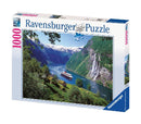 Puzzel 1000 stukjes Noors fjord