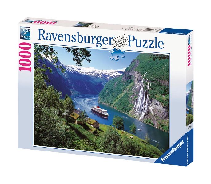 Puzzel 1000 stukjes Noors fjord