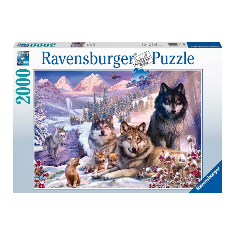 Ravensburger Puzzel Wolven in de Sneeuw 2000 Stukjes