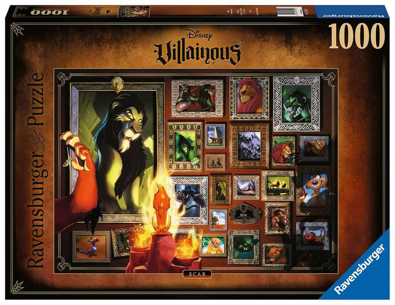 Puzzel 1000 stukjes Disney VIllainous - Scar