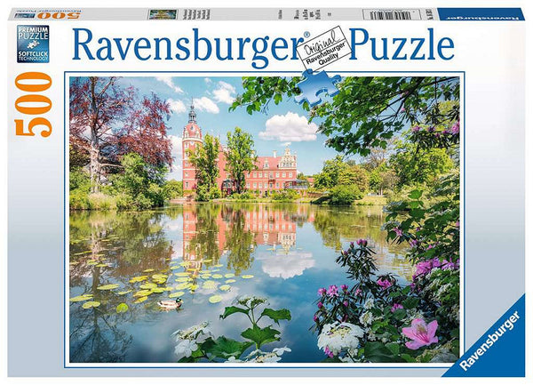 Volwassenen Puzzel 500 stukjes Sprookjesachtig slot Muskau
