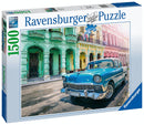 Volwassenen Puzzel 1500 stukjes Cuba Cars