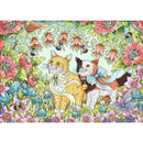 Puzzel 1000 stukjes Kattenvriendschap