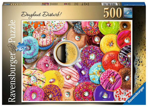 Volwassenen Puzzel 500 stukjes Doughnut Disturb!