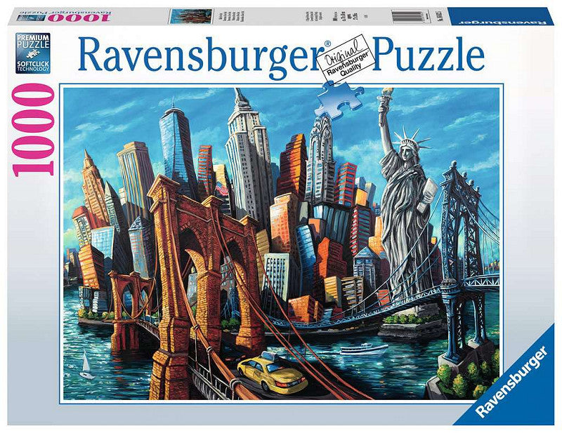 Puzzel 1000 stukjes Welkom in New York