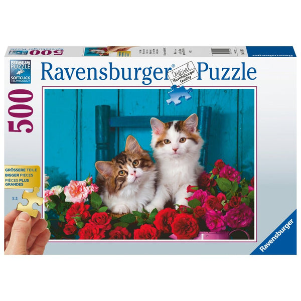 Ravensburger Puzzel Katjes en Rozen 500 Stukjes