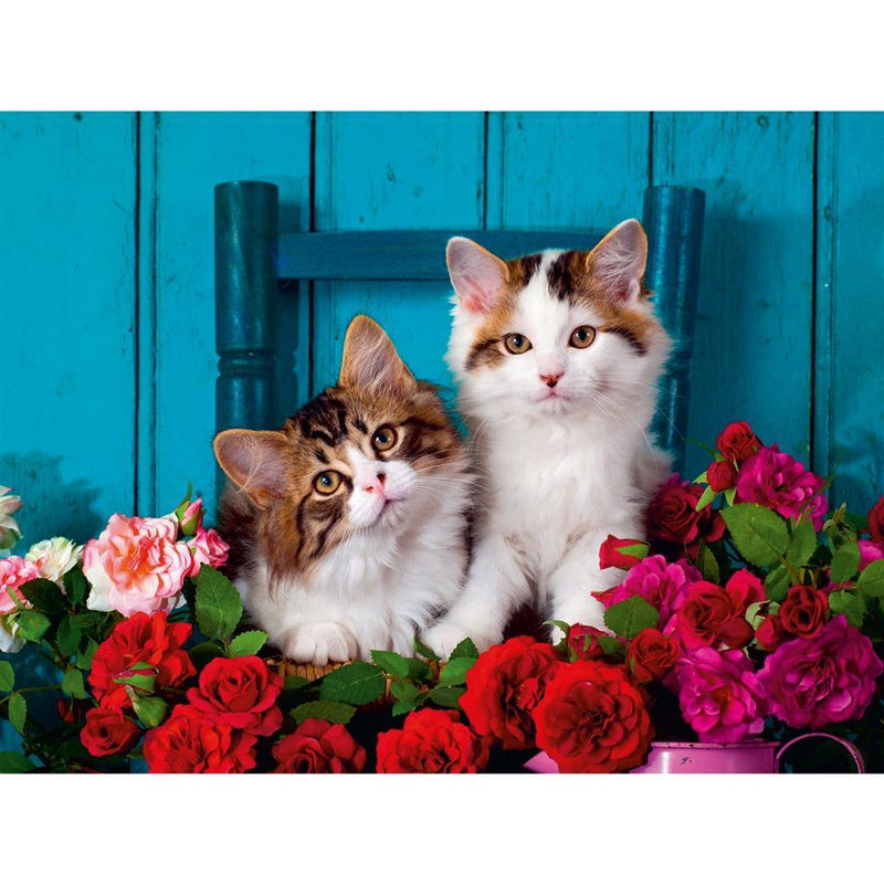 Ravensburger Puzzel Katjes en Rozen 500 Stukjes