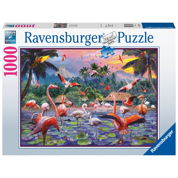 Ravensburger Puzzel Flamingos 1000 Stukjes