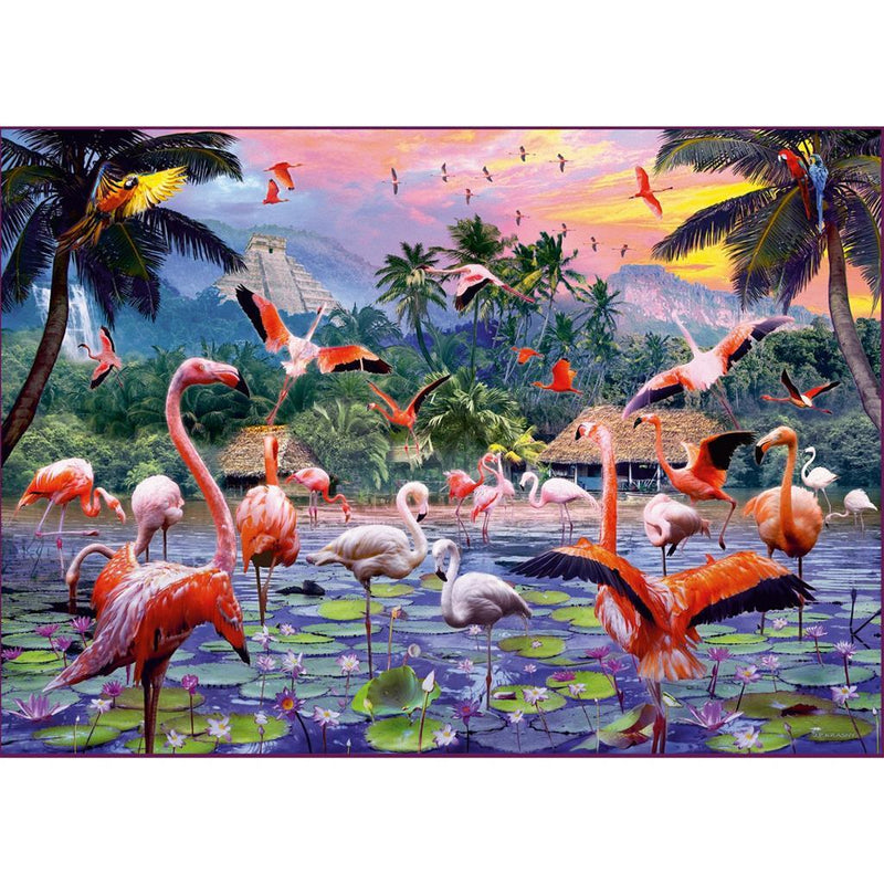 Ravensburger Puzzel Flamingos 1000 Stukjes