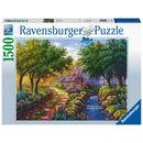 Ravensburger Puzzel Cottage bij de Rivier, 1500st.