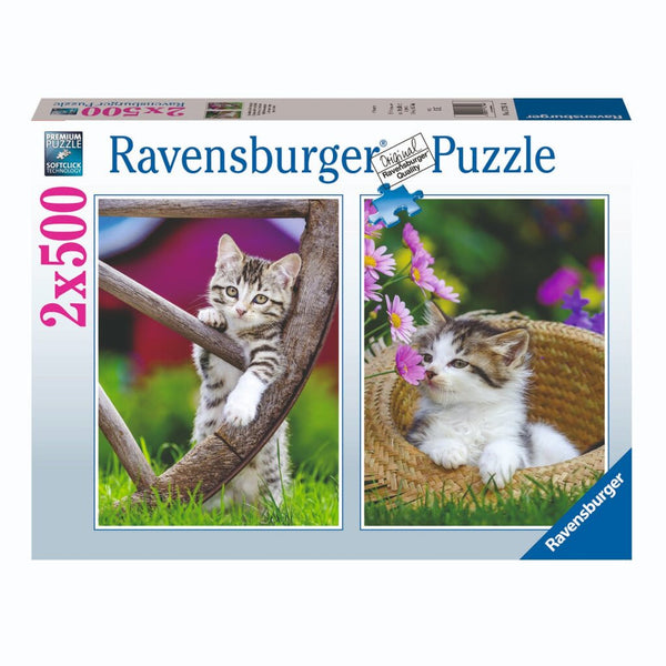 Ravensburger 2in1 Puzzel Poezen 2x500 Stukjes