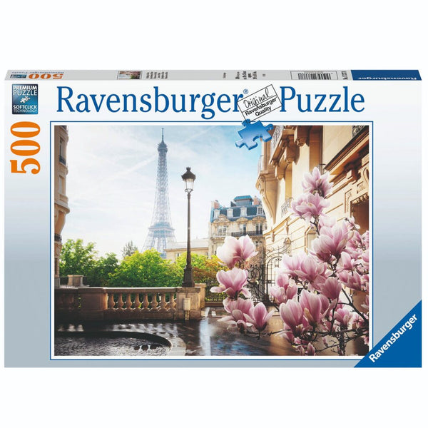 Ravensburger Puzzel Lente in Parijs 500 Stukjes