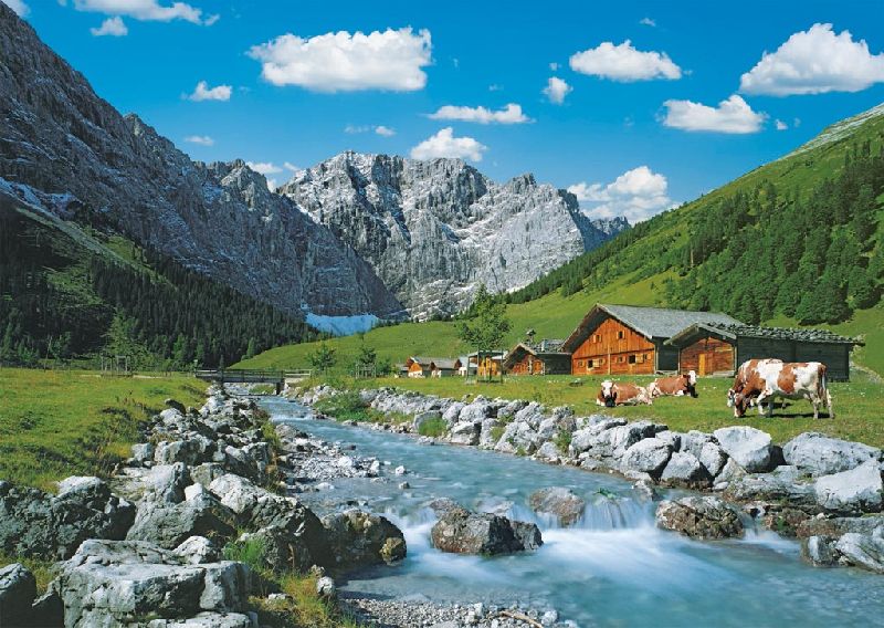 Ravensburger Puzzel Karwendelgebergte Oostenrijk 1000 Stukjes
