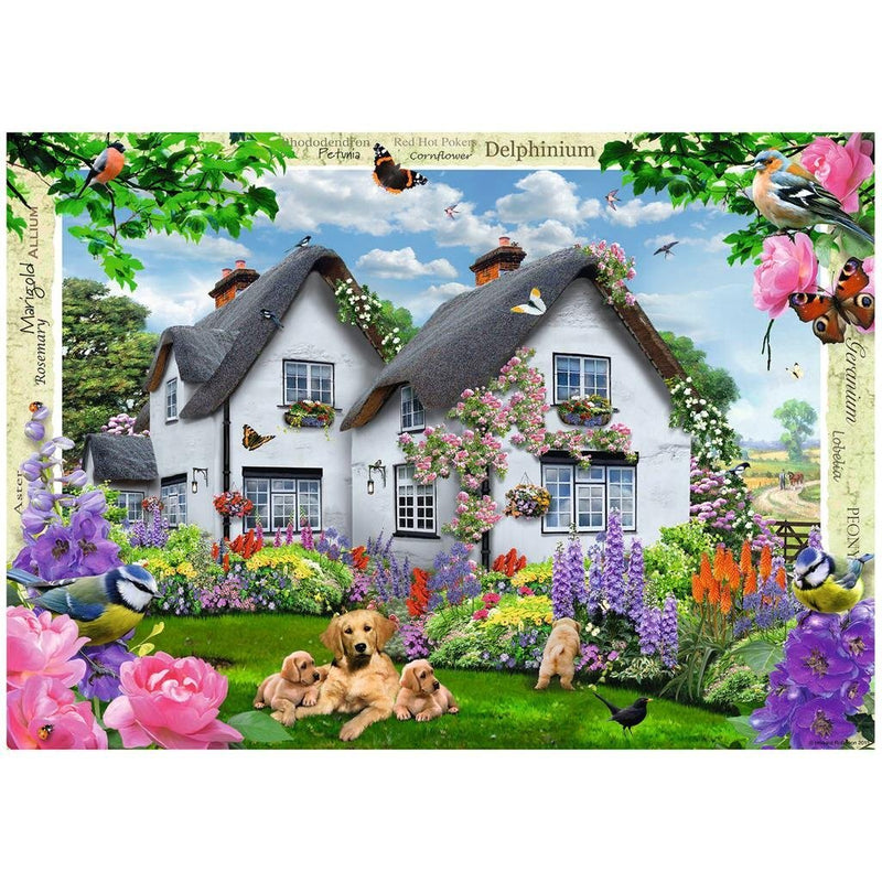 Ravensburger Puzzel Delphinium Cottage 1000 Stukjes