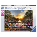 Ravensburger Puzzel Fietsen in Amsterdam 1000 Stukjes