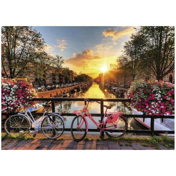 Ravensburger Puzzel Fietsen in Amsterdam 1000 Stukjes