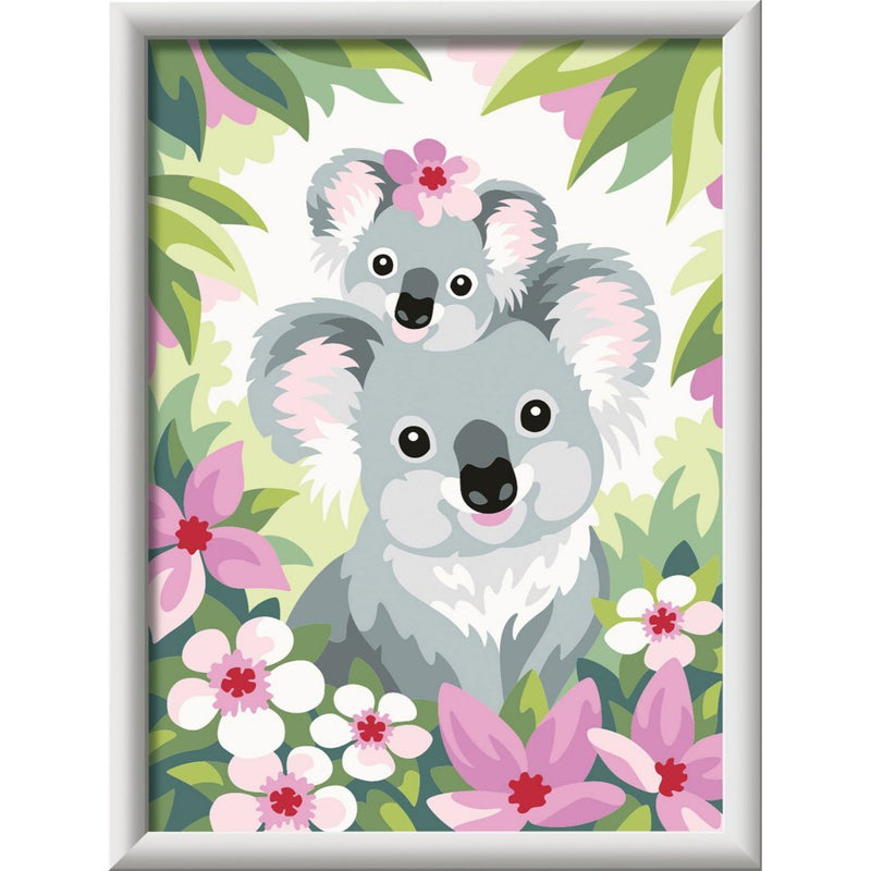 CreArt Schilderen op Nummer - Koala Schatjes
