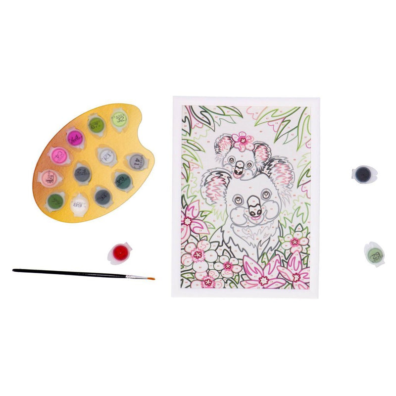 CreArt Schilderen op Nummer - Koala Schatjes