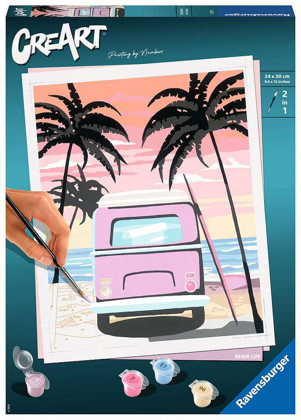 CreArt Schilderen op Nummer - Beach Life